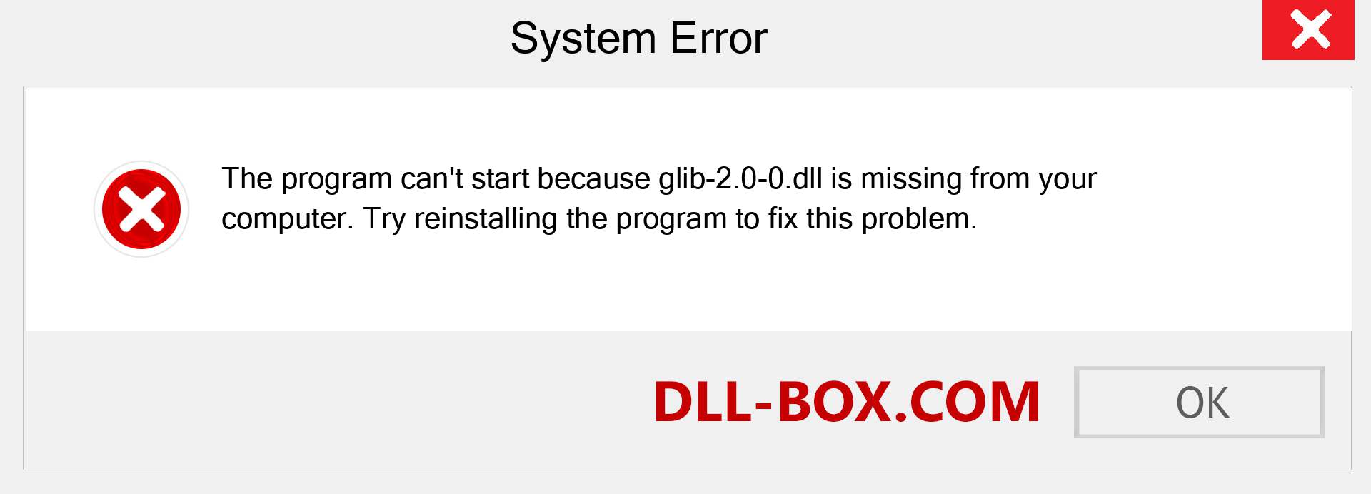  glib-2.0-0.dll file is missing?. Download for Windows 7, 8, 10 - Fix  glib-2.0-0 dll Missing Error on Windows, photos, images